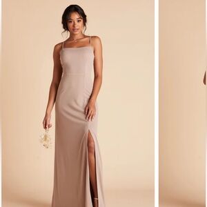 BIRDY GREY Taupe Bridesmaid Dress (XS)